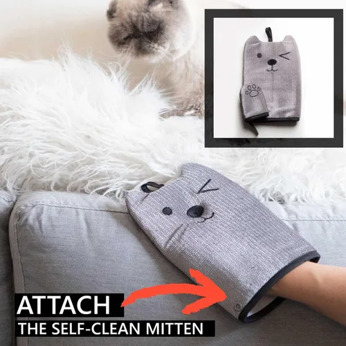 Miniatura 7 de GPCA Guante de depilación de mascotas reutilizable para asientos de automóvil, alfombras y muebles, guante de doble cara, atrapa pelo y cepillo
