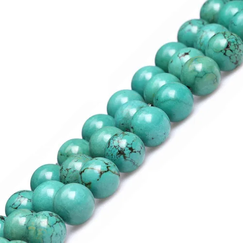 Miniatura 57 de Cuentas redondas naturales semipreciosas de piedra suelta para hacer joyas, brazaletes, collares Cuarzo rosa