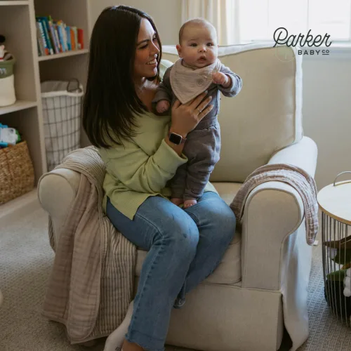 Miniatura 7 de Manta de muselina Parker Baby Manta de algodón 100% suave para niños pequeños y manta de muselina para bebé Diseño de género neutral, manta