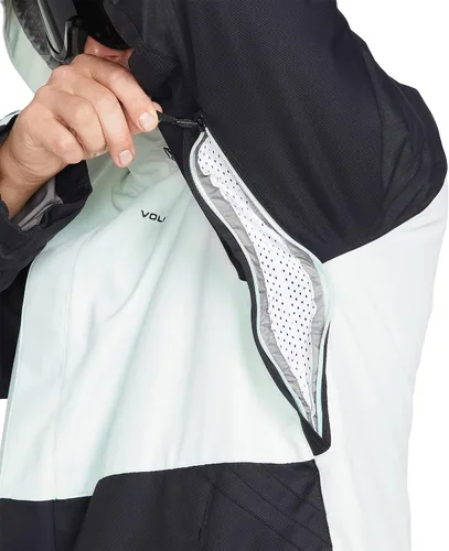 Miniatura 4 de Volcom Chaqueta de snowboard con aislamiento de piedras icónicas para hombre PARENT