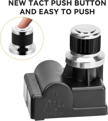 Miniatura 3 de onlyfire Generador de chispas universal de 3 salidas, batería AA, interruptor de botón pulsador táctil, repuesto de encendedor para Charbroil