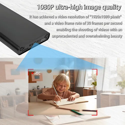 Miniatura 8 de Cámara de seguridad para el hogar - Cámara de vigilancia 1080P - Mini cámara - Cámara interior portátil, con capacidad 10000, doble propósito