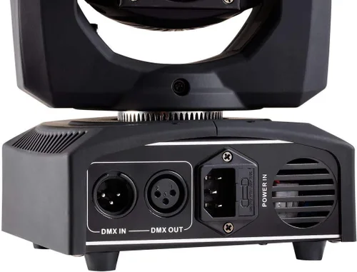 Miniatura 4 de Monoprice Luz LED de escenario con cabezal móvil – 7 colores y patrones de Gobos, modos de control DMX de 30 vatios, 9 canales y 12 canales - Serie