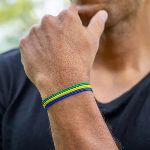 Miniatura 10 de World Cup Countries Soccer Flag Cord Bracelet for Men or Women - Country flag Pulsera bandera Pais Copa Mundial Futbol Hombre Mujer - Sports String