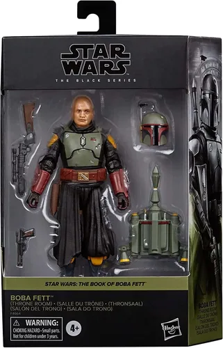 Miniatura 8 de STAR WARS The Black Series - Figura de Boba Fett (Salón del Trono), juguete de 15 cm, figura coleccionable de El libro de Boba Fett, para niños a