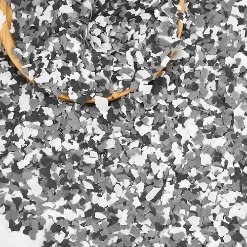 Miniatura 8 de Taiyin 2.8 Kg/ 6.17 lb Mezcla de Chips de Color Decorativos Escamas de Epoxi para Piso de Garaje Mezcla Revestimientos de Concreto Chips de Pintura