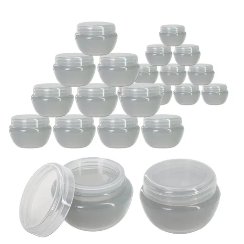 Miniatura 11 de Beauticom - Frascos (0.35 oz / 0.3 fl oz) esmerilados con revestimiento interior para guardar exfoliantes, aceites, ungüentos, cremas, lociones