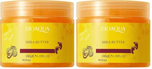 Miniatura 10 de Bioaqua Exfoliante de pies - Crema exfoliante de pedicura con aceite de karité y extractos de hierbas naturales para talones secos y ásperos