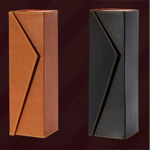 Miniatura 7 de DB11 Cajas de vino para champán - Caja de vino individual plegable (negro)
