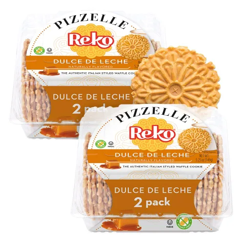 Miniatura 8 de Reko Pizzelle Galleta auténtica estilo italiano, arce, 7 onzas (paquete de 1)