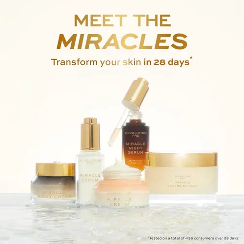 Miniatura 3 de Revolution Pro Miracle Cream, crema facial hidratante e hidratante, ayuda a la opacidad con ácido hialurónico y niacinamida, 1.69 onzas