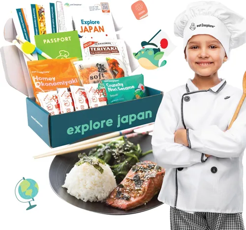 eat2explore Kits de cocina para niños de 17 piezas – Juegos de cocina interactivos y educativos para niños reales para edades de 5 años en adelante,