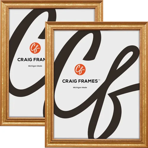 Juego de 2 marcos, de Craig Frames, color marrón, Madera, 4 x 6