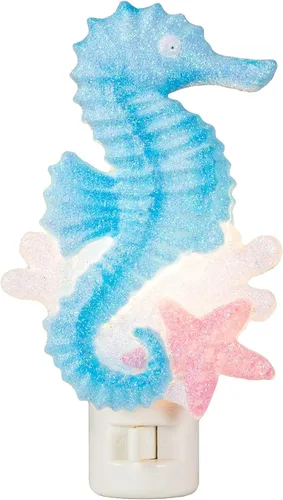 Miniatura 15 de Novelty Lights Lámpara LED copo de nieve blanco puro decoración de Navidad luz nocturna con enchufe giratorio