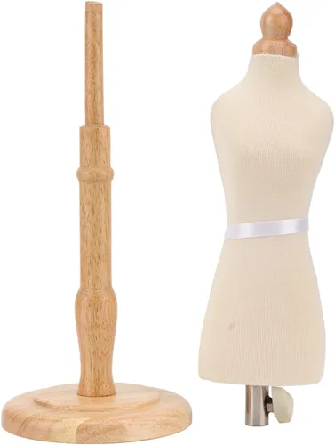 Miniatura 7 de Maniquí femenino para coser y hacer patrones, maniquí de exhibición ajustable con soporte de trípode para exhibición de ropa, tienda minorista, uso