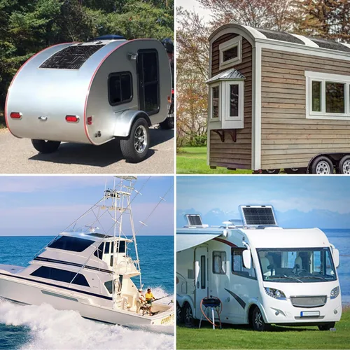 Miniatura 7 de Renogy Panel Solar Flexible de 50 Vatios 12 Voltios Monocristalino Ultra-Flexible Doblable Mono Cargador Fuera de la Red para Marina RV Cabaña