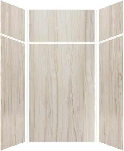 Miniatura 65 de Transolid EWKX483696-41 Expressions - Kit de pared de ducha de 6 paneles con extensión, 36 pulgadas de largo x 48 pulgadas de ancho x 96 pulgadas