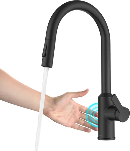 Miniatura 33 de Kraus Oletto KSF-2830BB - Pulverizador desplegable de una sola manija para grifos de cocina con sensor sin contacto en latón cepillado Bronce