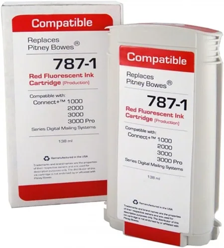 Miniatura 3 de Cartucho de tinta compatible con Pitney de volumen máximo #787-1 con garantía de 90 días para máquinas de correo de la serie Connect+ por Discount