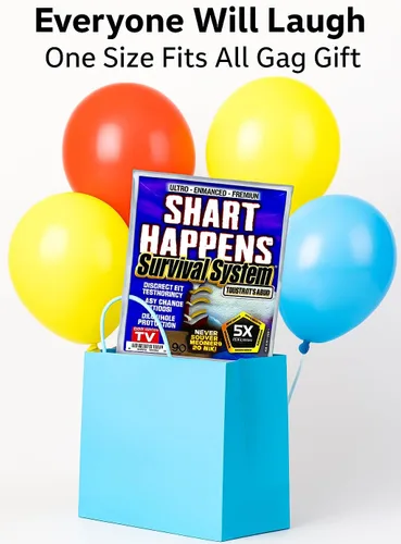 Miniatura 5 de Shart Happens Survival System - Divertido kit de pañales para adultos, protección extrema contra golpes, fiesta de elefante blanco, cumpleaños