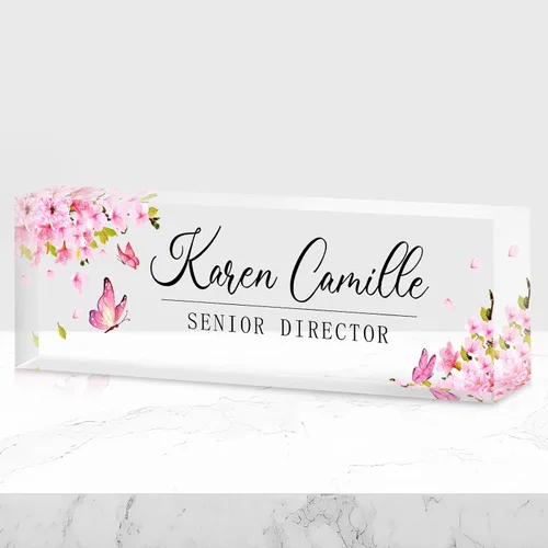 Miniatura 10 de Placa de nombre de oficina personalizada para escritorio, placa de nombre, regalos personalizados para compañeros de trabajo, jefe, profesor