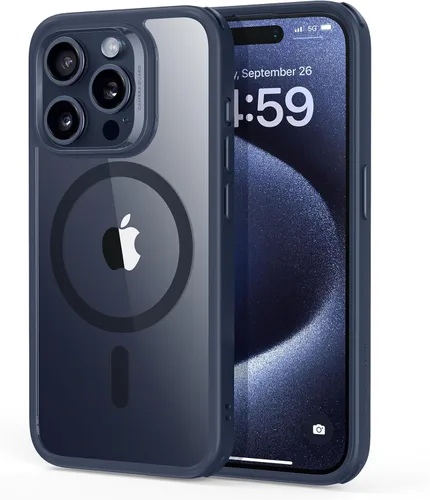 Miniatura 39 de ESR Funda para iPhone 15, compatible con MagSafe, protección de grado militar, resistente al amarillamiento, parte trasera resistente a