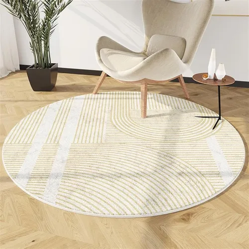 Miniatura 19 de Tapete para silla de oficina para suelo de madera dura, computadora, videojuegos, protector de piso, tapete redondo de protección de azulejos de A1