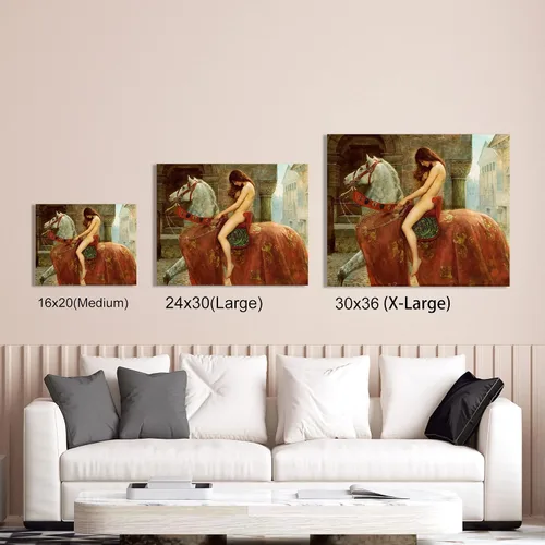 Miniatura 304 de A&T ARTWORK Campo de trigo con cipreses de Van Gogh Las reproducciones de arte clásico mundial, impresiones en lienzo giclée para decoración