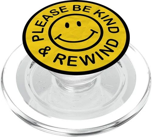 Miniatura 8 de Be Kind Rewind Apparel Retro Nostalgia Sticker 80s 90s PopSockets Grip and Stand para teléfonos y tabletas, Negro