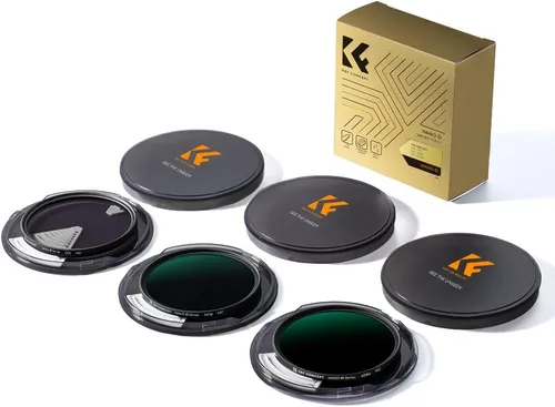 Miniatura 8 de K&F CONCEPT Kit de filtro de lente de 1.457 in densidad neutra ND8 ND64 CPL Polarizador Circular Set con 24 Recubrimientos multicapa para lente