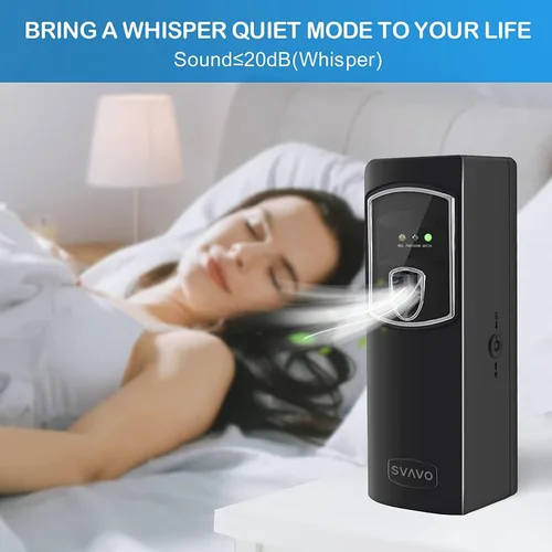 Miniatura 7 de SVAVO Dispensador automático de ambientador, montado en la pared/de pie, dispensador de aerosol automático programable para interiores, dormitorio