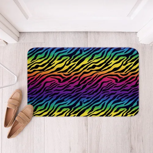 Miniatura 8 de Tapete de baño con estampado de leopardo para decoración del hogar, animales de guepardo africano y vida silvestre, tapete de microfibra de felpa
