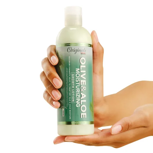 Miniatura 3 de Originals by Africa's Best Loción hidratante de crecimiento de oliva y aloe, paso final de hidratación, para todo tipo de cabello y texturas, sin
