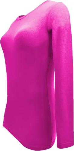 Miniatura 70 de Natural Uniforms Camiseta Under Scrub para mujer, cuello redondo, manga larga, paquete de 3, paquete múltiple de 3