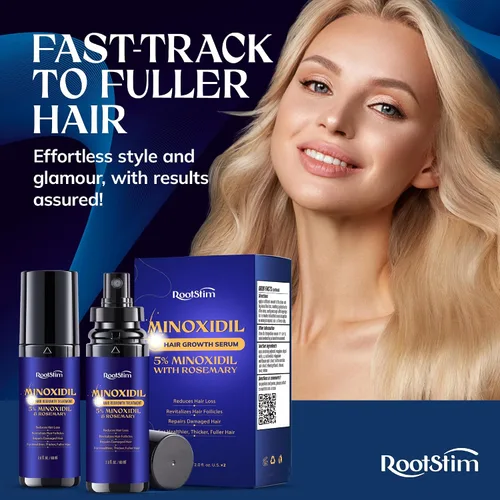 Miniatura 9 de Crecimiento del cabello de minoxidil al 5% para hombres y mujeres: paquete de 2 sueros de tratamiento de pérdida de cabello con minoxidil extra