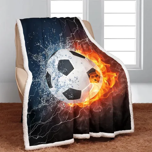 Miniatura 8 de YISUEMEI - Manta sherpa de baloncesto, suave y afelpada, manta de forro polar para amantes del baloncesto, entrenadores, hombres, 50 x 60 pulgadas
