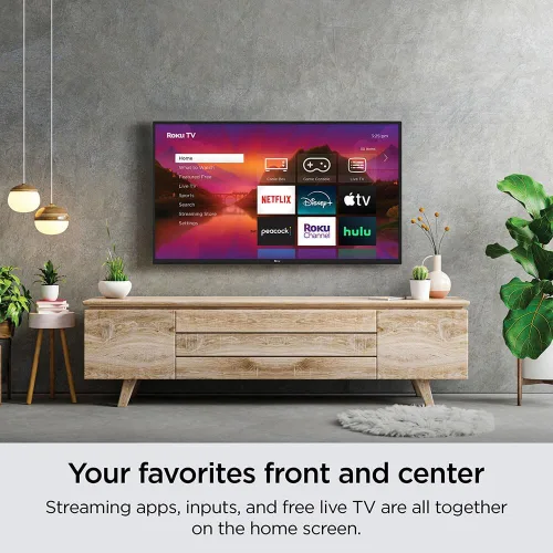 Miniatura 5 de Roku Paquete de Smart TV Full HD de 32 pulgadas, pantalla LED de 1080p, audio Dolby, funciona con Alexa, control remoto de voz, modo Bluetooth
