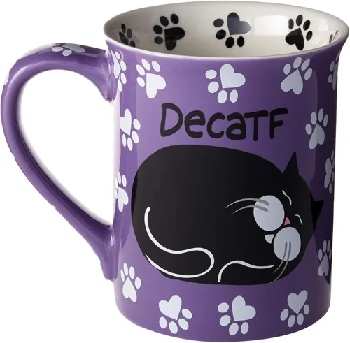 Miniatura 2 de Taza de gres Our Name is Mud "Catffeine", 16 oz.