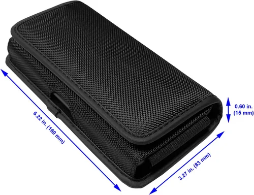 Miniatura 2 de Funda de nailon para teléfono celular para Samsung Galaxy A32 A33 A53 A54, S22+, S23 FE, iPhone 11 Pro Max, XS Max, TCL ION X ION V - Funda