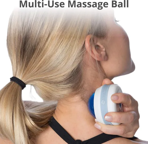 Miniatura 6 de Body Back Rodillo de Masaje Manual con Bola Rodillo de Tejido Profundo y Bola Lacrosse - Masajeador de Mano para Músculos Adoloridos y Dolor