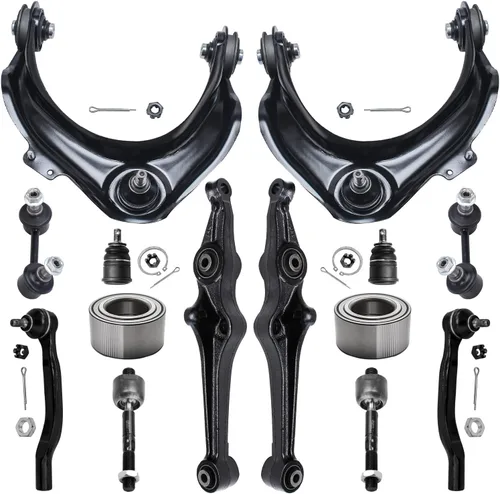 Miniatura 289 de Detroit Axle - Kit de nudillos de dirección delantera izquierda para Ford Edge Lincoln MKX 07-10, cojinete de rueda del lado del conductor, nudillo