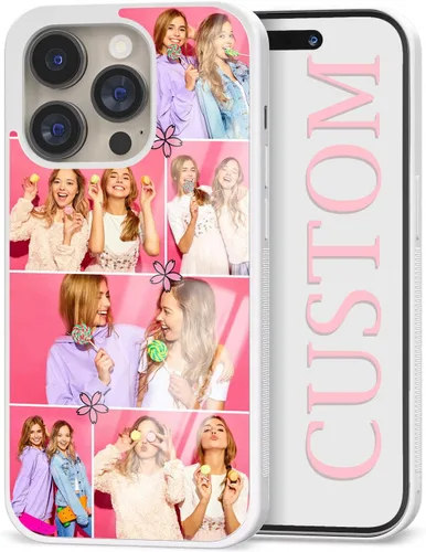 Miniatura 8 de Fundas personalizadas para teléfono, diseño de collage de fotos personalizadas, divertidas, para iPhone 11, 12, 13, 14, 15, 16, 17 Pro Max Plus 3Foto