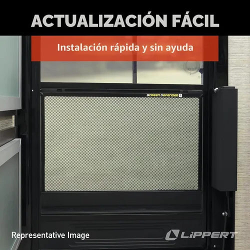 Miniatura 6 de Lippert Components 859794 Protector de pantalla de aluminio para puerta de entrada de caravana Screen Defender, 30 pulgadas