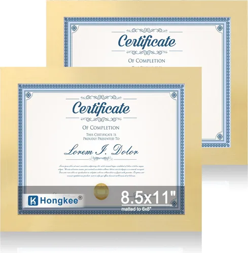 Miniatura 134 de Hongkee - Juego de 2 marcos de fotos, HK042515-MD5.5X8.5-BK(2PK)