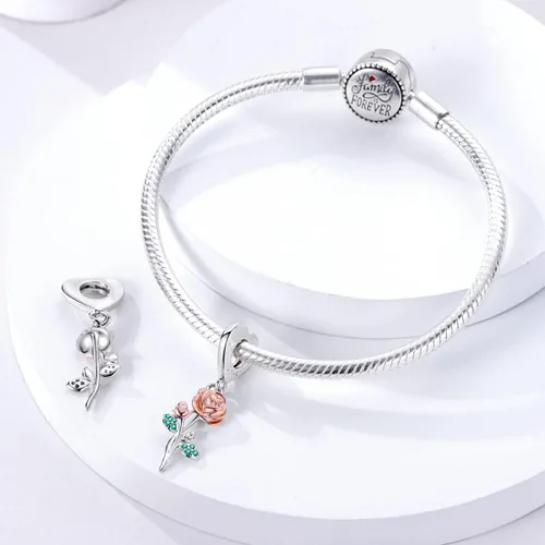 Miniatura 2 de Hapour 925 Sterling Silver Charms for Bracelets Necklace European Jewelry Pendant Beads Charm for Women Mom