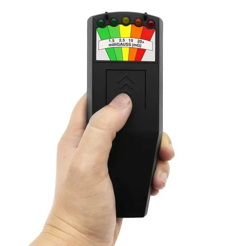 Miniatura 8 de Medidor Emf Caza de Fantasmas: Medidor Emf Detector de Radiación para EF RF MF - Detector Emf Portátil o Inspecciones Emf para Hogar y Oficina, Negro
