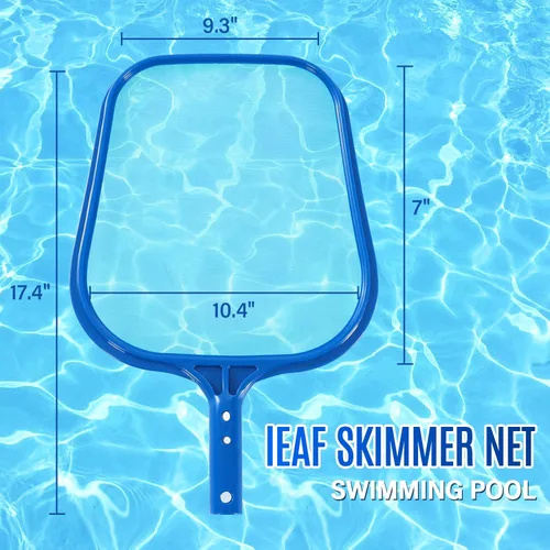 Miniatura 4 de Skimmer - Red de piscina con marco de plástico sólido, red de desnatador con red de malla fina, red de piscina para limpiar hojas de piscinas, spas