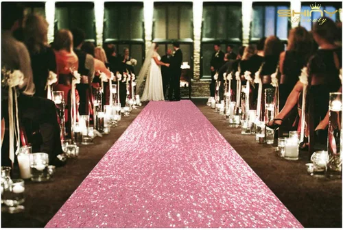 Miniatura 20 de ShinyBeauty Pasillo de Lentejuelas Negras Brillantes de 2 pies x 15 pies Alfombra Brillante para Bodas, Graduaciones, Fiestas, Alfombra Negra