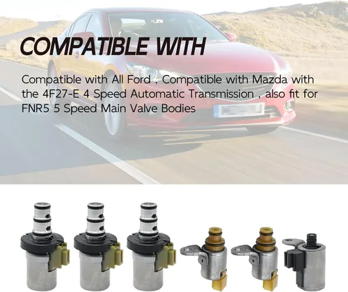 Miniatura 4 de Kit de solenoide de cambio de transmisión EPC PWM 4F27E de repuesto para Ford Fiesta Focus Reemplazo # 48420K-R FN4A-EL Reemplazo para Mazda 2 3 5 6