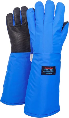 Miniatura 12 de Guantes criogénicos de baja temperatura LN2 guantes protectores de nitrógeno líquido para almacenamiento en frío, guantes congelados de seguridad